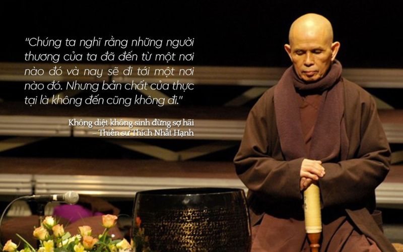 Không diệt không sinh đừng sợ hãi có nhiều quotes hay